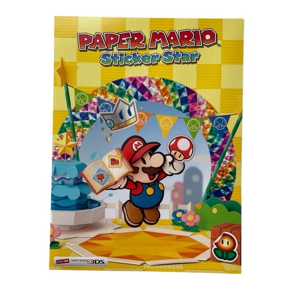 Paper Mario Sticker Star Folders Set of 20 Promotional Memorabilia Nintendo 3DS - Picture 1 of 5